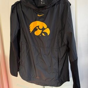 Iowa Hawkeyes Black and Yellow Windbreaker